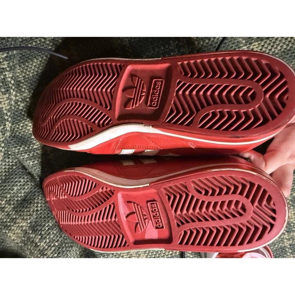 Adidas Hard Court 2 Hi II Men's High Top Sneakers Red/White G59666 Size 11